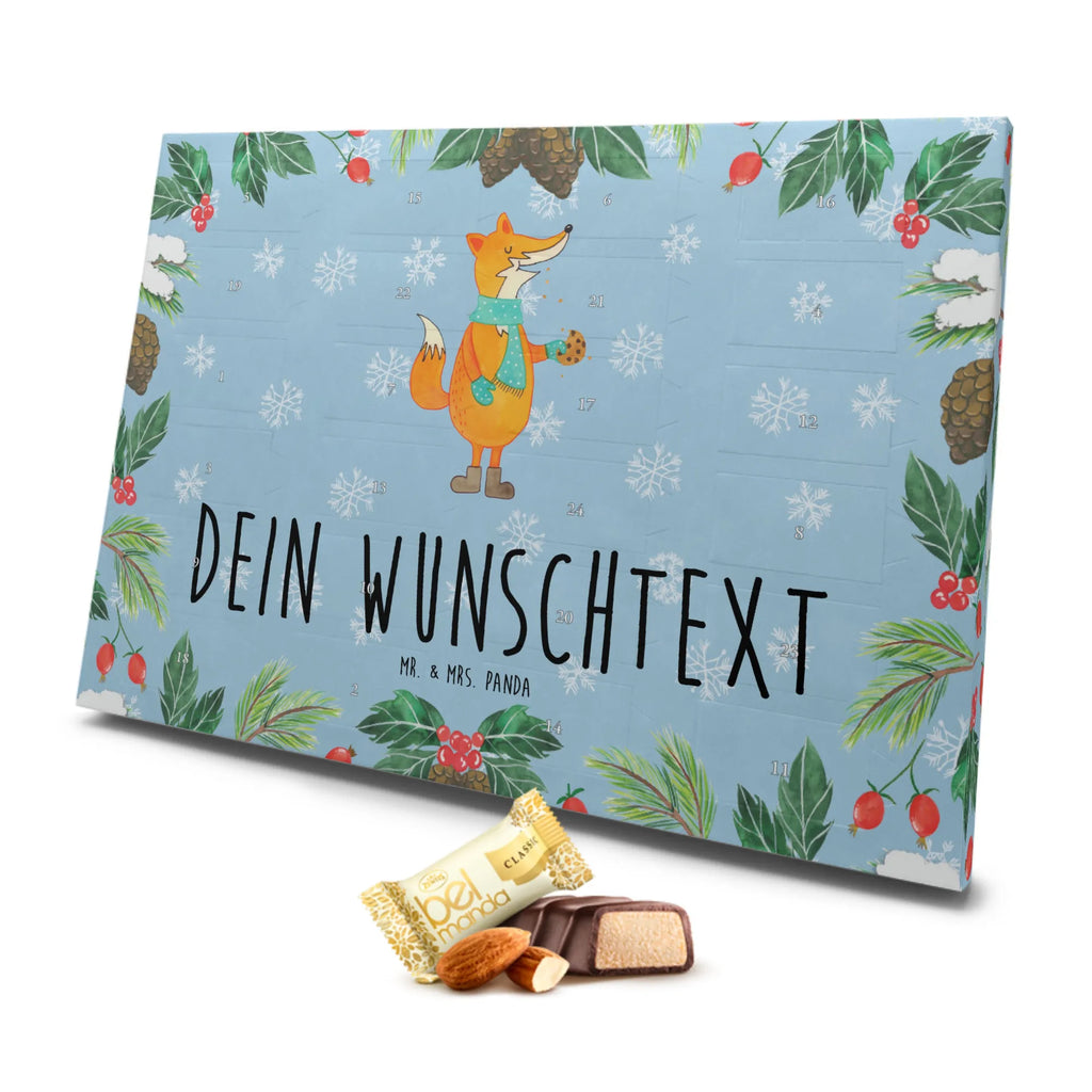 Personalisierter Marzipan Adventskalender Fuchs Keks Personalisierter Marzipan Adventskalender, Fuchs, Weihnachtszeit, Kekse, Liebe, Plätzchen, Füchse, Winter, Backen Spruch, Küche Deko