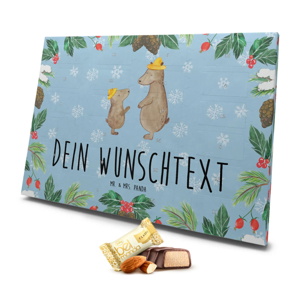 Personalisierter Marzipan Adventskalender Bären mit Hut Personalisierter Marzipan Adventskalender, Familie, Vatertag, Muttertag, Bruder, Schwester, Mama, Papa, Oma, Opa, Family, Daddy, Kinder, Lieblingsmensch, Kind, Paps, Bären, Söhne, Papi, Vorbild, Bär, Vater-Sohn, Sohn, Dad, Vater