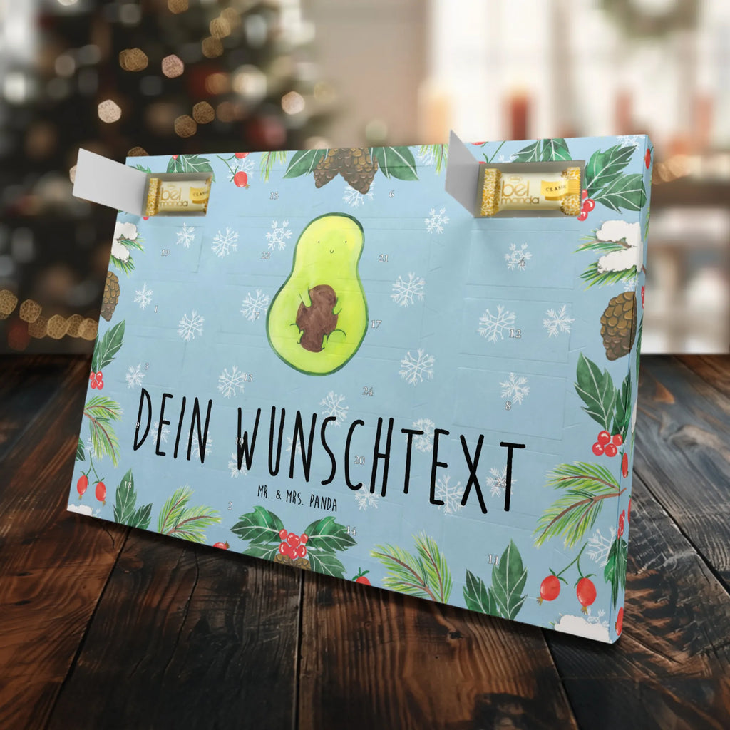 Personalisierter Marzipan Adventskalender Avocado Kern Personalisierter Marzipan Adventskalender, Avocado, Veggie, Vegan, Gesund, Kern, Spruch Leben, Pflanze, Avocadokern, Avokado