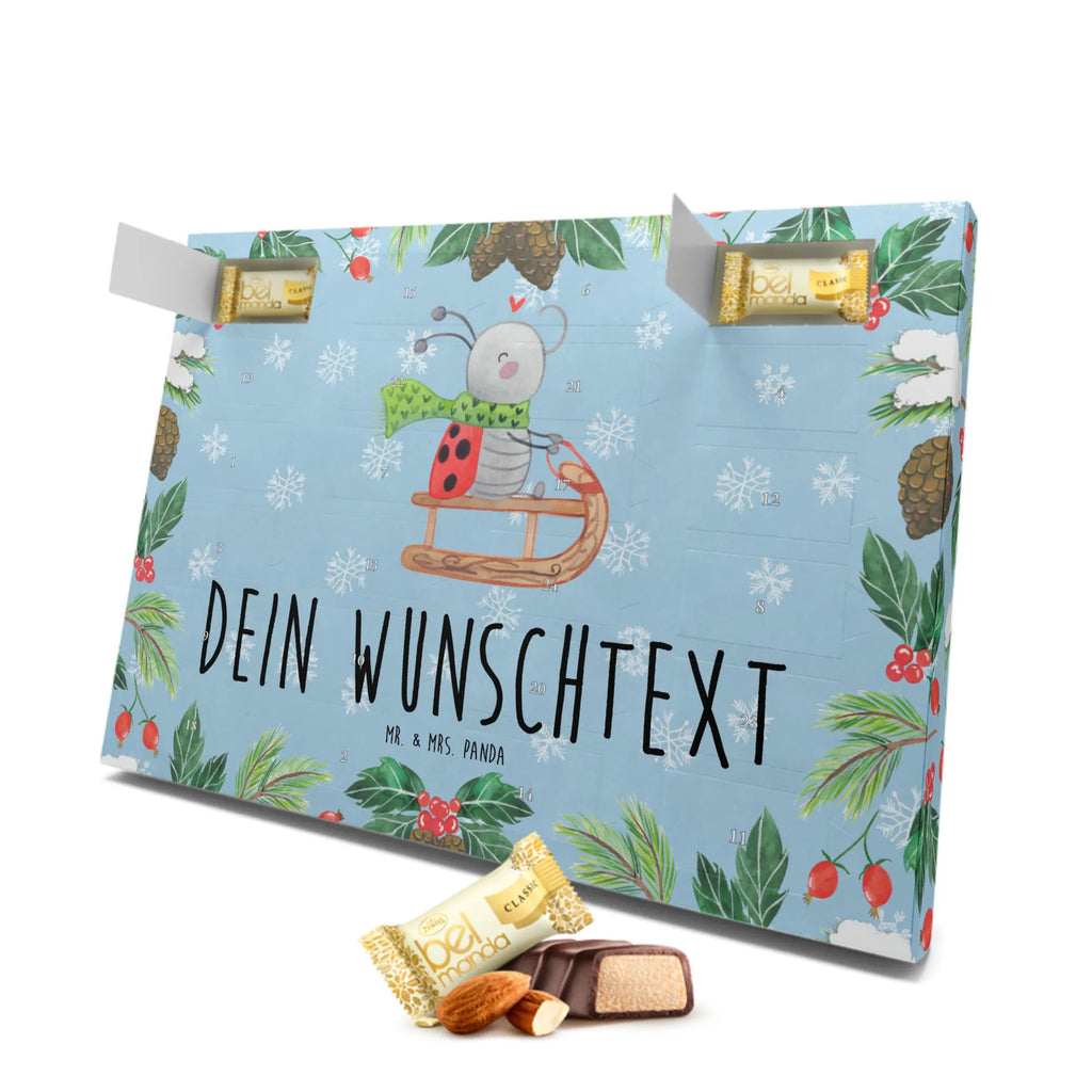 Personalisierter Marzipan Adventskalender Smörle Rodeln Personalisierter Marzipan Adventskalender, Winter, Weihnachten, Weihnachtsdeko, Nikolaus, Advent, Heiligabend, Wintermotiv, Marzipan, Smörle, Schlittenfahren