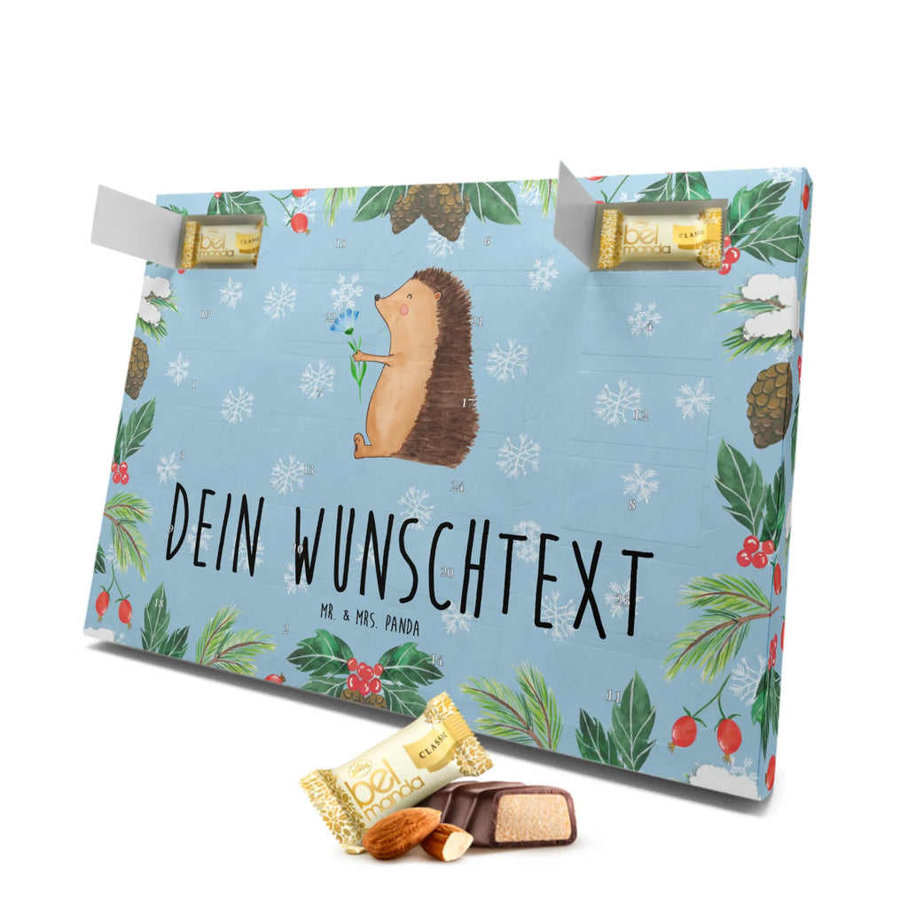 Personalisierter Marzipan Adventskalender Igel Blumen Personalisierter Marzipan Adventskalender, Tiermotive, Gute Laune, lustige Sprüche, Tiere, Igel, Genesungswünsche, krank, Gute Besserung, Krankheit, Besuch, Krankenhaus