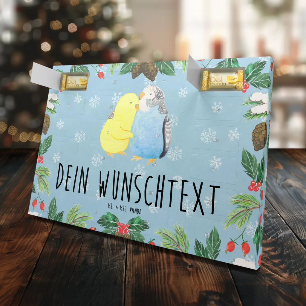Personalisierter Marzipan Adventskalender Wellensittich Liebe Personalisierter Marzipan Adventskalender, Liebe, Partner, Freund, Freundin, Ehemann, Ehefrau, Heiraten, Verlobung, Heiratsantrag, Liebesgeschenk, Jahrestag, Hocheitstag, Vertrauen, Kuscheln, Wellensittich, Nähe, Vögel