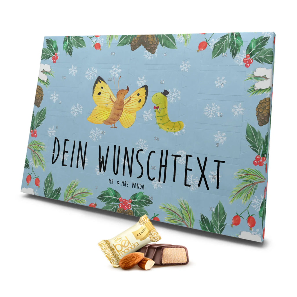 Personalisierter Marzipan Adventskalender Raupe Schmetterling Personalisierter Marzipan Adventskalender, Tiermotive, Gute Laune, lustige Sprüche, Tiere, Erwachsen werden, Hütchen, Aufwachsen, Zitronenfalter, Schönheit, Raupe, Schmetterling, Kokon, Entwicklung, Hut