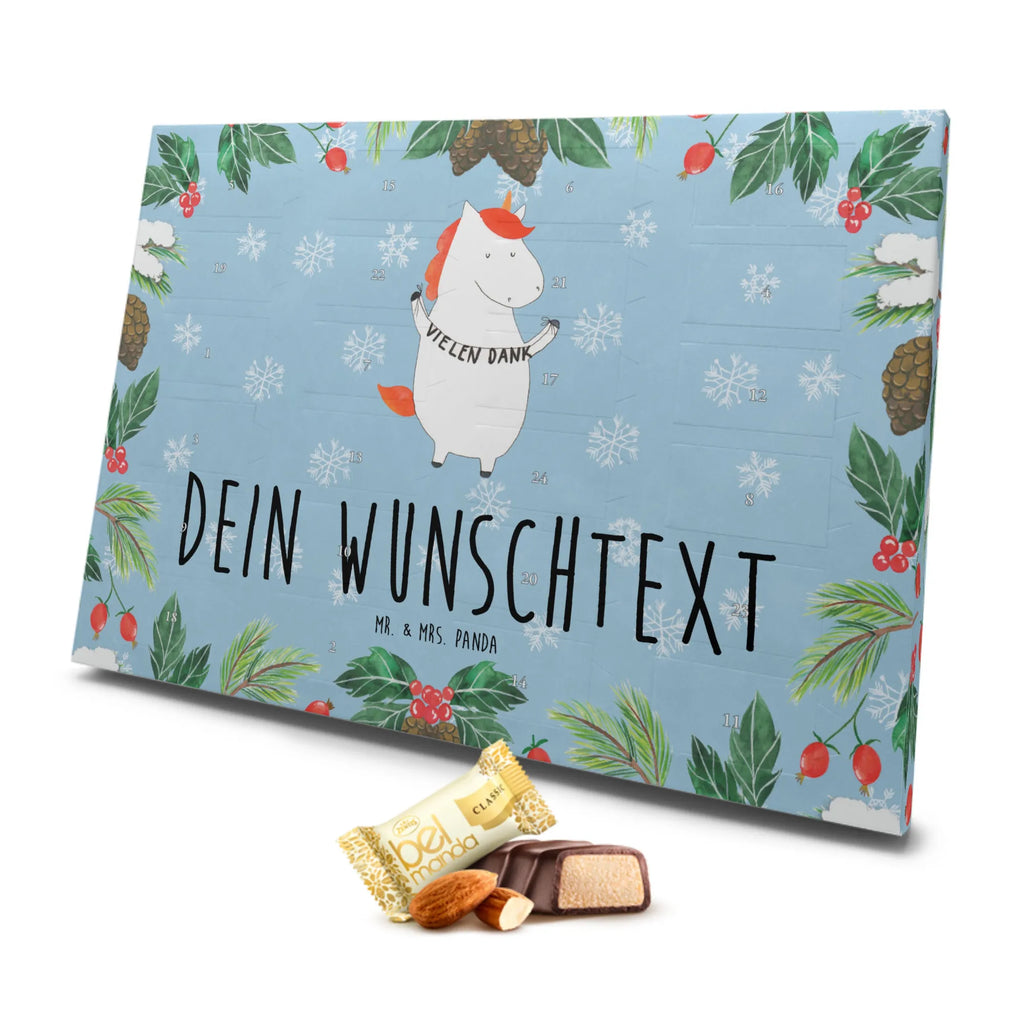 Personalisierter Marzipan Adventskalender Einhorn Dankeschön Personalisierter Marzipan Adventskalender, Einhorn, Einhörner, Einhorn Deko, Unicorn, Dankeschön, vielen Dank, Danke, Danksagung