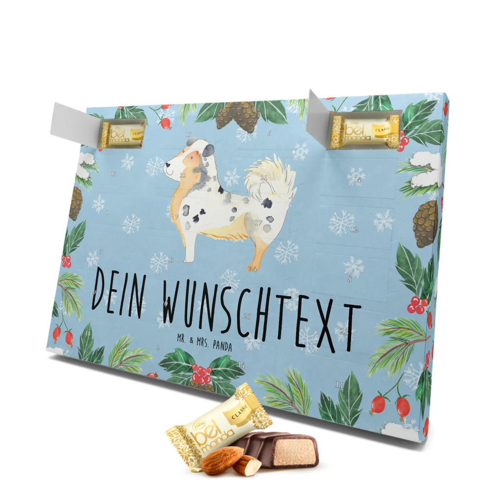 Personalisierter Marzipan Adventskalender Hund Australien Shepherd Personalisierter Marzipan Adventskalender, Hund, Hundemotiv, Haustier, Hunderasse, Tierliebhaber, Hundebesitzer, Sprüche, Spruch, Hundeliebe, Familienhund, Australien Shepherd, Shepherd