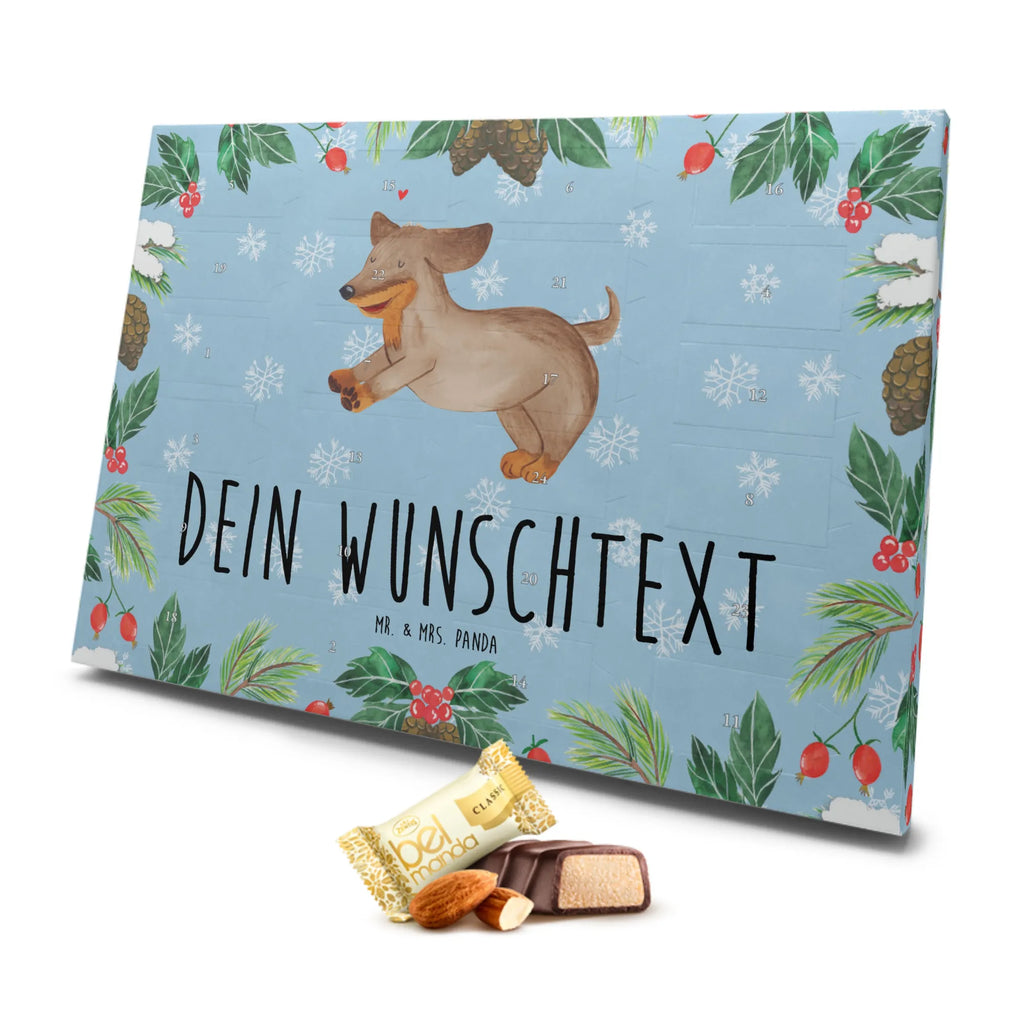 Personalisierter Marzipan Adventskalender Hund Dackel Personalisierter Marzipan Adventskalender, Hund, Hundemotiv, Haustier, Hunderasse, Tierliebhaber, Hundebesitzer, Sprüche, Dackel, Dachshund, happy dog, Hunde