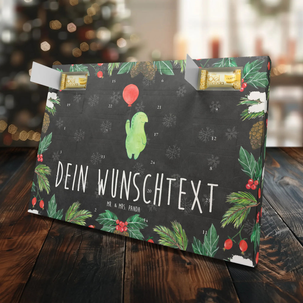 Personalisierter Marzipan Adventskalender Schildkröte Luftballon Personalisierter Marzipan Adventskalender, Schildkröte, Schildkröten, Motivation, Motivationsspruch, Mutausbruch