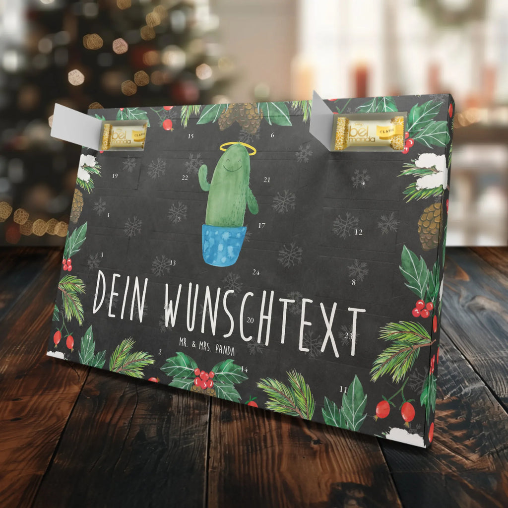 Personalisierter Marzipan Adventskalender Kaktus Heilig Personalisierter Marzipan Adventskalender, Kaktus, Kakteen, lustig, Heiligenschein, Bruder, Freundin, Kind, frech, Familie, Schwestern, Eltern, Schwester