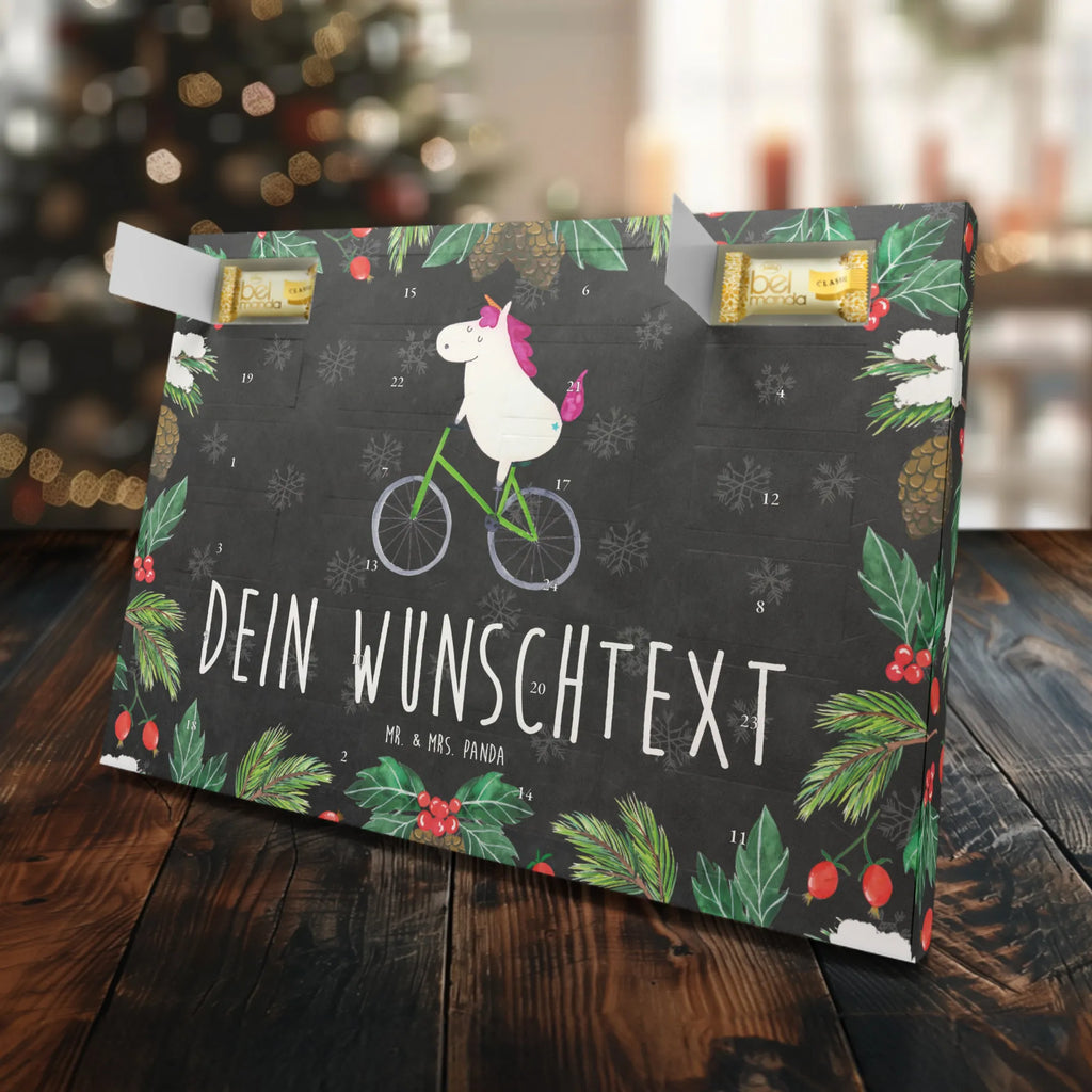 Personalisierter Marzipan Adventskalender Einhorn Radfahrer Personalisierter Marzipan Adventskalender, Einhorn, Einhörner, Einhorn Deko, Unicorn, Bike, Liebeskummer, Konfetti, Luxusproblem, Radfahren, Rad, Radfahrer, Feenstaub, Kummer