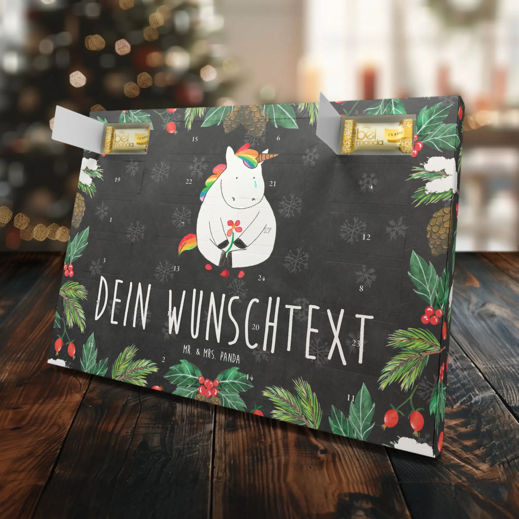 Personalisierter Marzipan Adventskalender Einhorn Traurig Personalisierter Marzipan Adventskalender, Einhorn, Einhörner, Einhorn Deko, Unicorn, Freunde, Grußkarte, Liebe, Glitzer, Trösten. Freundschaft, Trauer, Blume