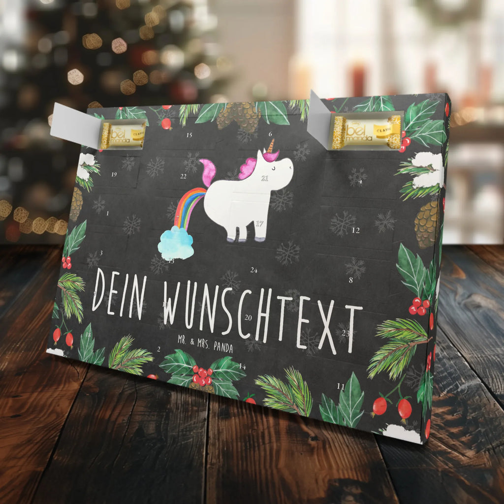 Personalisierter Marzipan Adventskalender Einhorn Pupsen Personalisierter Marzipan Adventskalender, Einhorn, Einhörner, Einhorn Deko, Unicorn, Regenbogen, lustig, Einhornpower, Pups, Glitzer, Freundin, Erwachsenwerden, Spaß