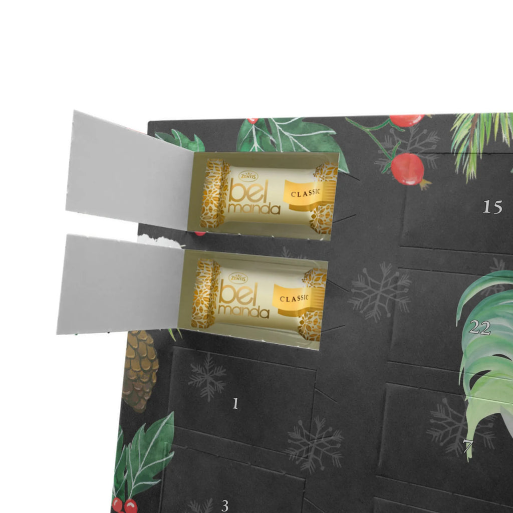 Personalisierter Marzipan Adventskalender Hahn Korn Personalisierter Marzipan Adventskalender, Bauernhof, Hoftiere, Landwirt, Landwirtin, Henne, Hahn, Eier, Natur, Korn