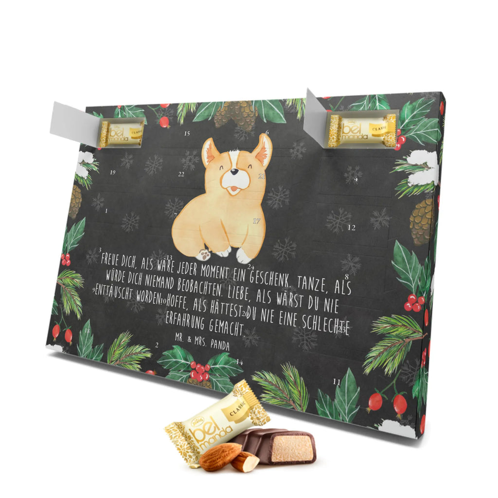 Marzipan Adventskalender Corgie Marzipan Adventskalender, Hund, Hundemotiv, Haustier, Hunderasse, Tierliebhaber, Hundebesitzer, Sprüche, Motivation, Welsh Corgie Pembroke, Hundespruch, Lebensfreude, britisch, Spruch, Corgie