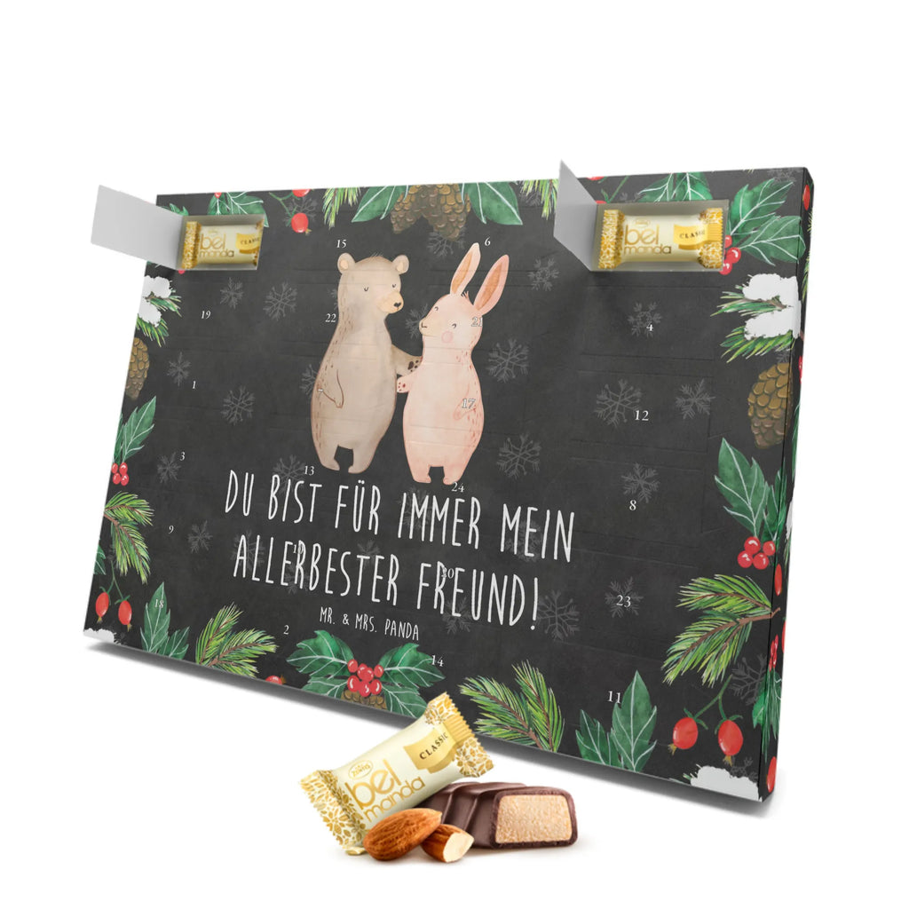 Marzipan Adventskalender Bär und Hase Umarmen Marzipan Adventskalender, Liebe, Partner, Freund, Freundin, Ehemann, Ehefrau, Heiraten, Verlobung, Heiratsantrag, Liebesgeschenk, Jahrestag, Hocheitstag, best friends, Freunde, Hase, Bär, Bärchen, bester Freund