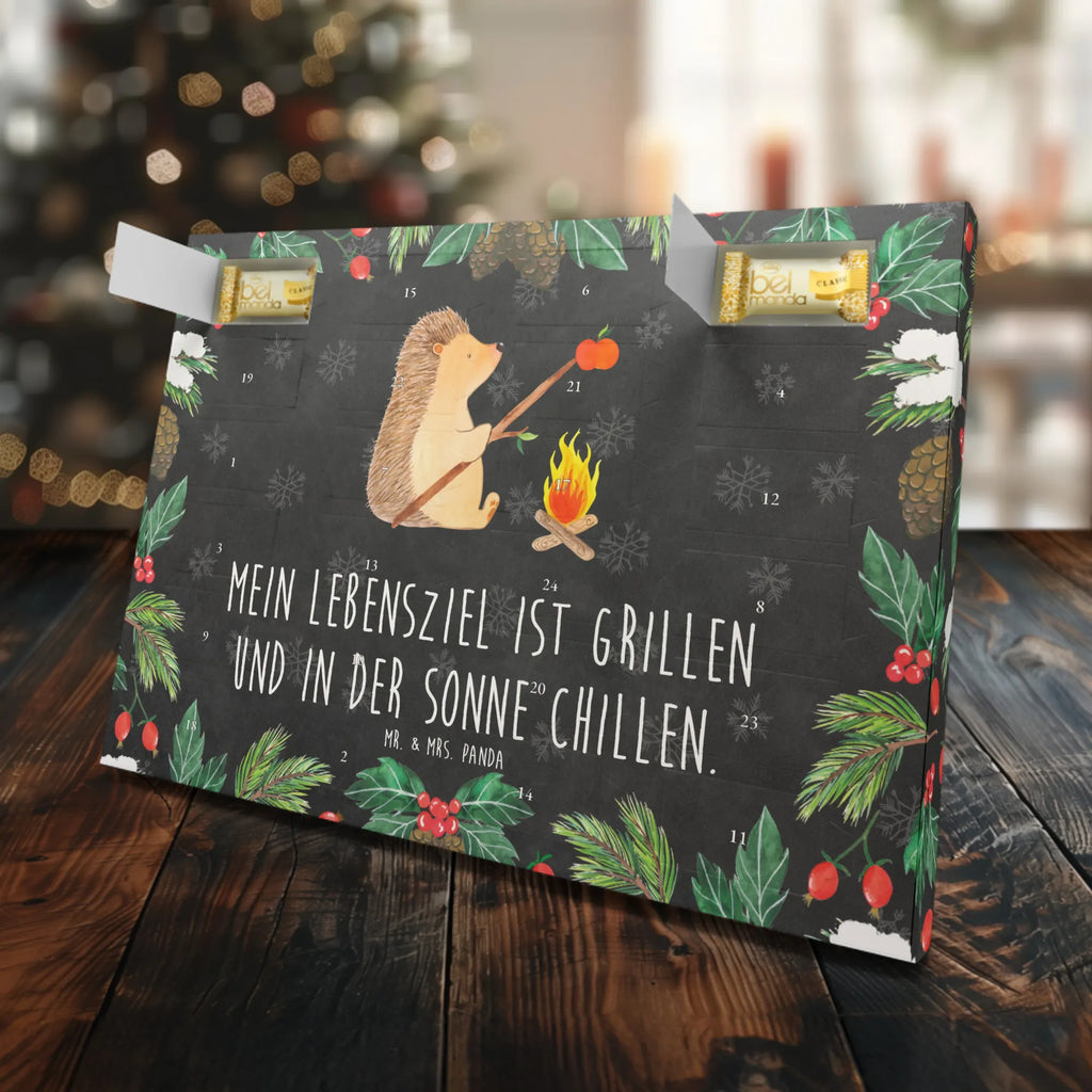 Marzipan Adventskalender Igel Grillen Marzipan Adventskalender, Tiermotive, Gute Laune, lustige Sprüche, Tiere, Grillen, Motivation, Igel, arbeitslos, Spruch, Sinn des Lebens, Ziele