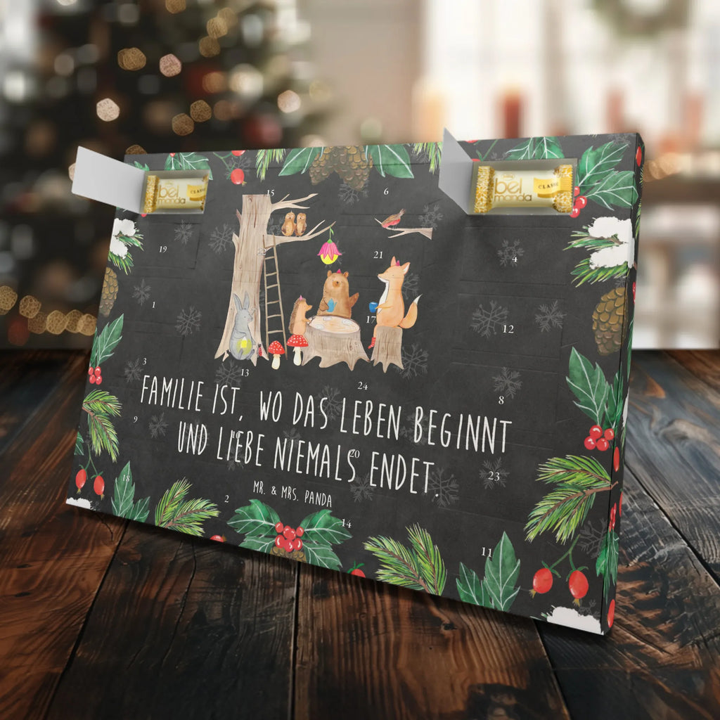 Marzipan Adventskalender Waldtiere Picknick Marzipan Adventskalender, Tiermotive, Gute Laune, lustige Sprüche, Tiere, Picknick, Fuchs, Igel, Waldtiere, Eichhörnchen, Wald, Hase, Maus