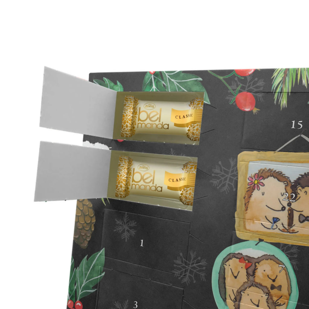 Marzipan Adventskalender Igel Familie Marzipan Adventskalender, Familie, Vatertag, Muttertag, Bruder, Schwester, Mama, Papa, Oma, Opa, Igel, Zusammenhalt, Bilder, Glück, Liebe