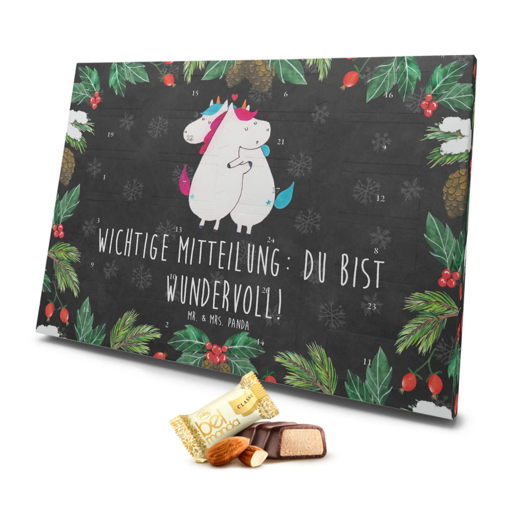 Marzipan Adventskalender Einhorn Mitteilung Marzipan Adventskalender, Einhorn, Einhörner, Einhorn Deko, Unicorn, Partner, Geschenk, Spruch, Liebe, Valentinstag, witzig, Valentine, lustig, Ehe