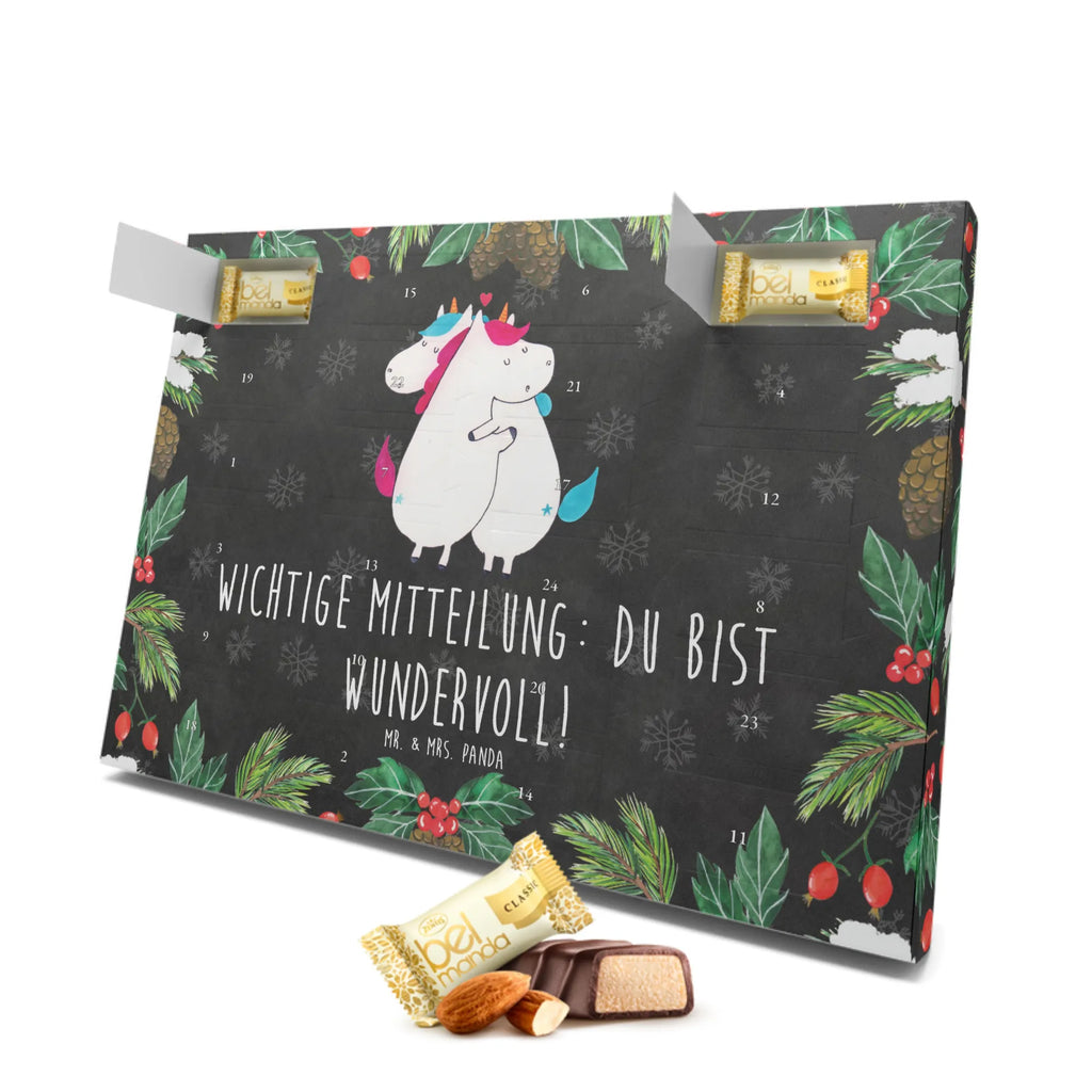 Marzipan Adventskalender Einhorn Mitteilung Marzipan Adventskalender, Einhorn, Einhörner, Einhorn Deko, Unicorn, Partner, Geschenk, Spruch, Liebe, Valentinstag, witzig, Valentine, lustig, Ehe