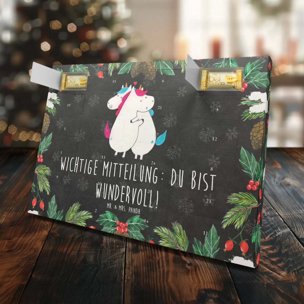 Marzipan Adventskalender Einhorn Mitteilung Marzipan Adventskalender, Einhorn, Einhörner, Einhorn Deko, Unicorn, Partner, Geschenk, Spruch, Liebe, Valentinstag, witzig, Valentine, lustig, Ehe