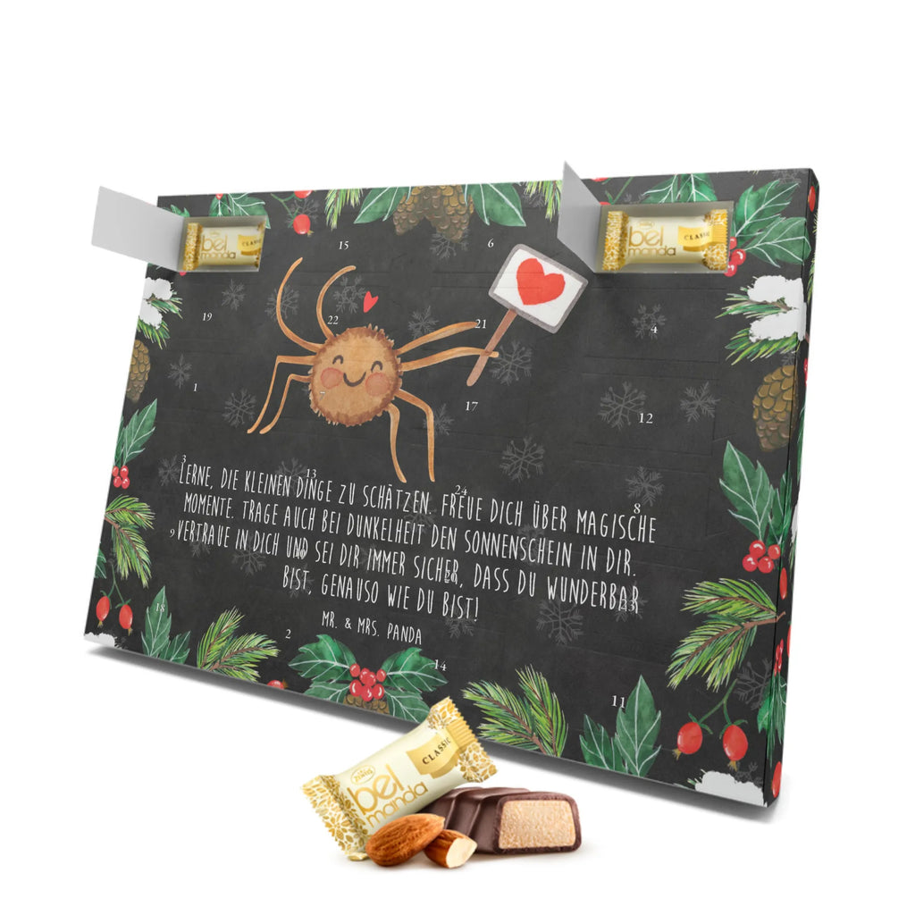 Marzipan Adventskalender Spinne Agathe Motivation Marzipan Adventskalender, Spinne Agathe, Spinne, Agathe, Videos, Merchandise, Liebe, Vertrauen, Dankeschön, Motivation, Glück
