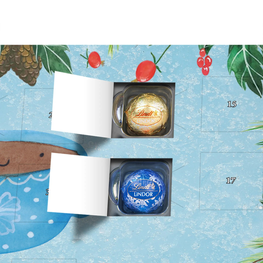 Chocolate advent calendar Coffee Cup gift ideas, gifts, small animals, good mood, cute, funny sayings, cute animal motives, hand drawn, special gifts, card, animal lover, pleasure, taste, cup