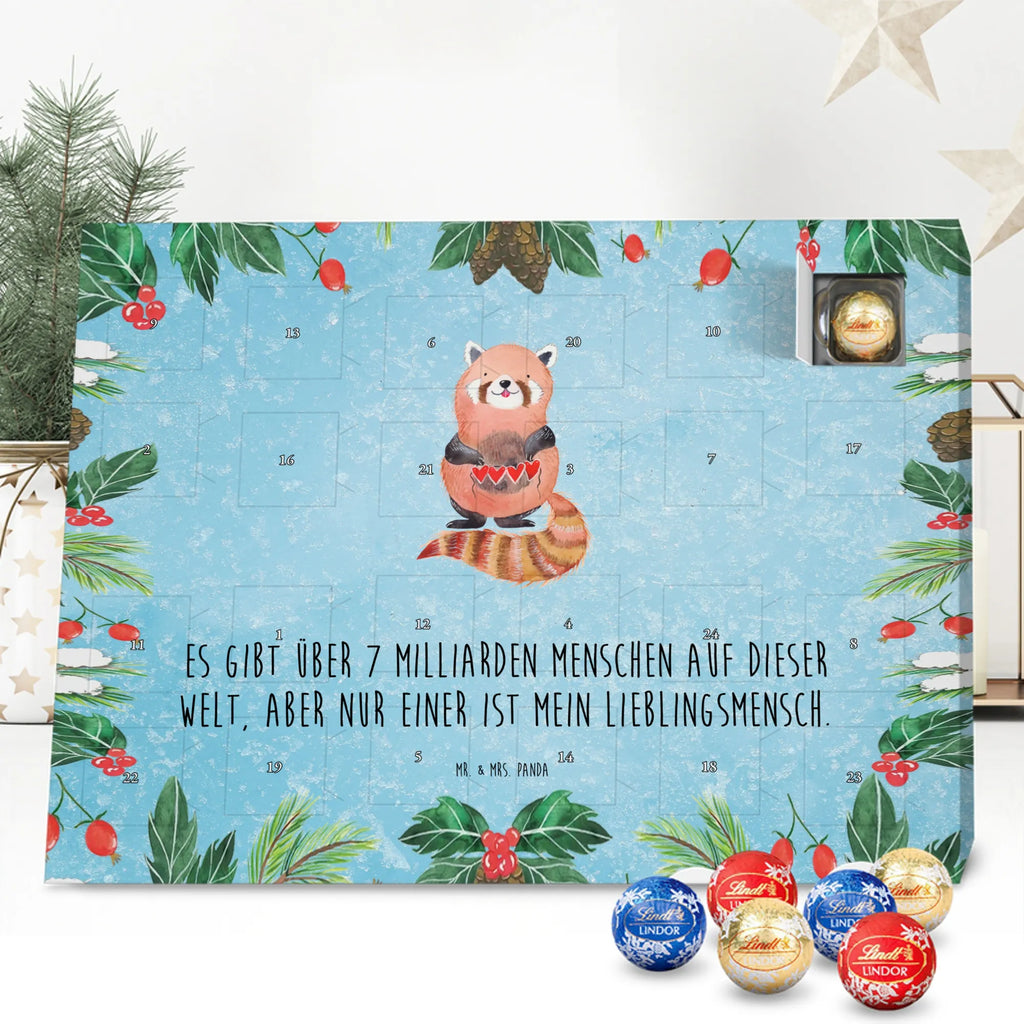 Chocolate advent calendar red panda gift ideas, gifts, small animals, good mood, cute, funny sayings, cute animal motives, hand drawn, special gifts, card, animal lover, favourite person, darling, red, heart