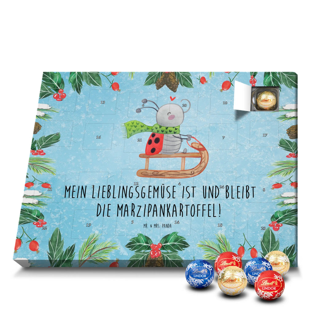Chocolate advent calendar Smörle sledding snow, Christmas time
