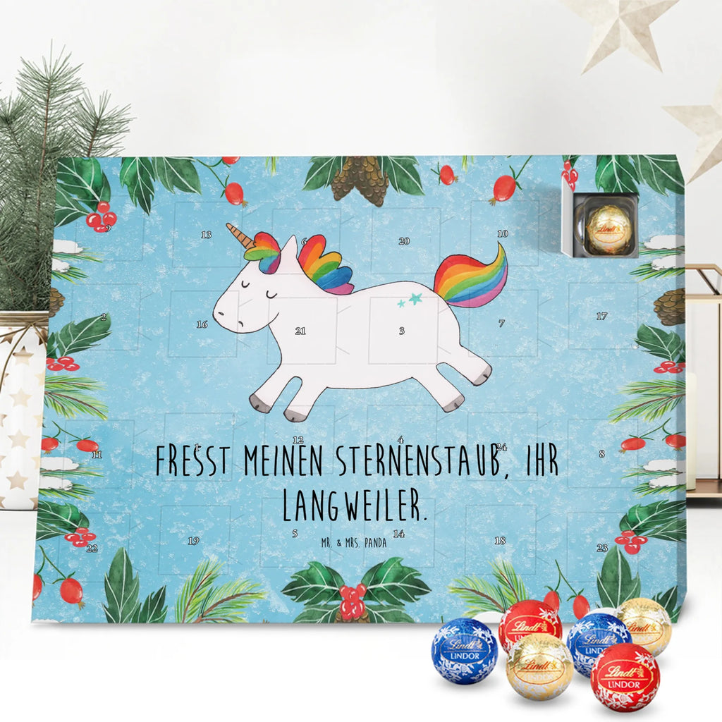 Chocolate advent calendar unicorn happy joy of life, fun, cheerful, joy