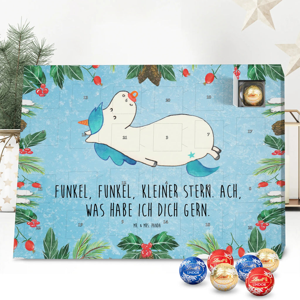 Chocolate advent calendar unicorn dummy birth present, birth gift, mother, gift birth, toddler, infant, pacifier