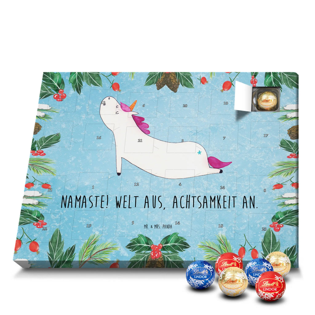 Chocolate advent calendar unicorn yoga mindfulness, relaxation, gift, present, sports, sweet