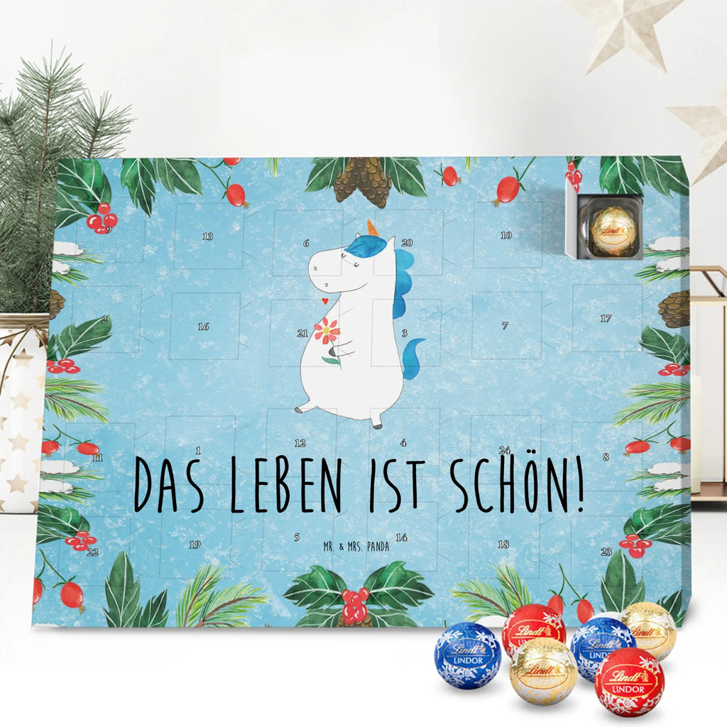 Chocolate advent calendar unicorn Stroll Flowers, Girlfriend present, bff gift, Walk, Mother, Joy, Good Luck