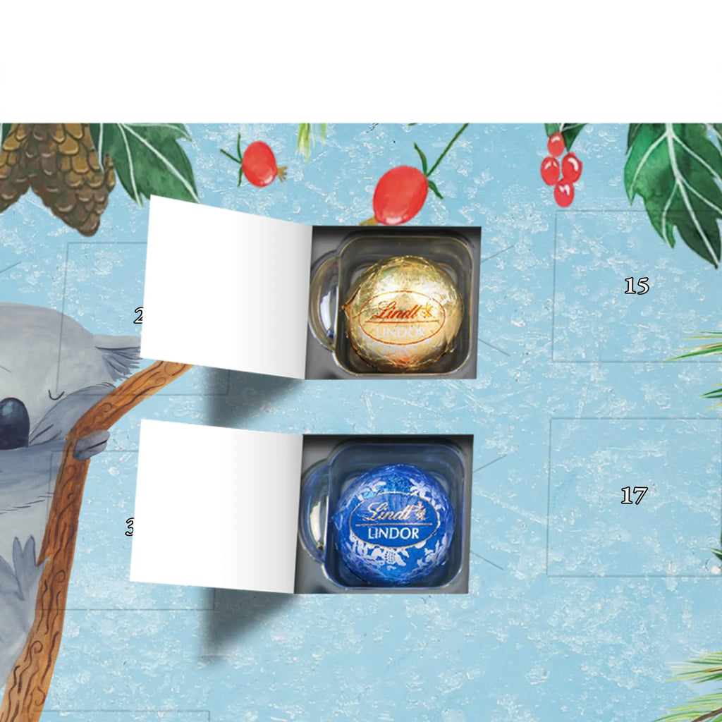 Chocolate advent calendar koala gift ideas, gifts, small animals, good mood, cute, funny sayings, cute animal motives, hand drawn, special gifts, card, animal lover, dream, bedroom, dreamland, sleeping, koala bear