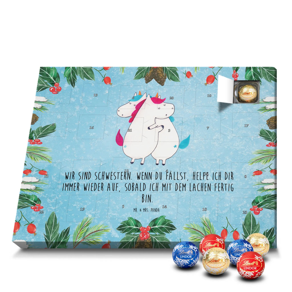 Chocolate advent calendar unicorns Embrace Siblings, Sisters, Girlfriends