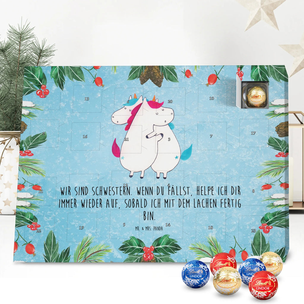Chocolate advent calendar unicorns Embrace Siblings, Sisters, Girlfriends