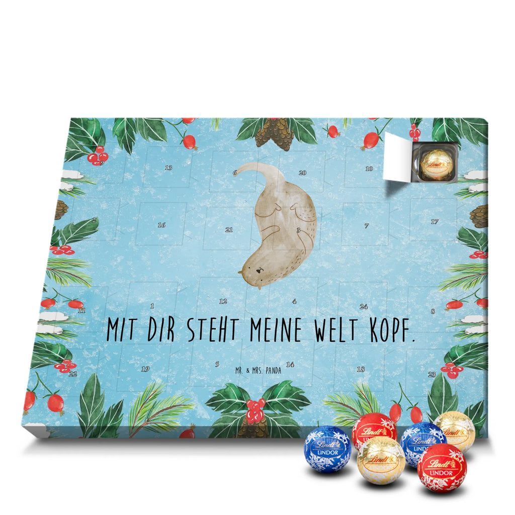 Chocolate advent calendar otter upside down mammal, predator, gifts for people in love, gift ideas for animal lovers, animal, aquatic animal, marten, otter gifts, water mammal, water, water animal, sea otter, animal lover, European otter, baby otter, Otter Sea Otter Lake Otter