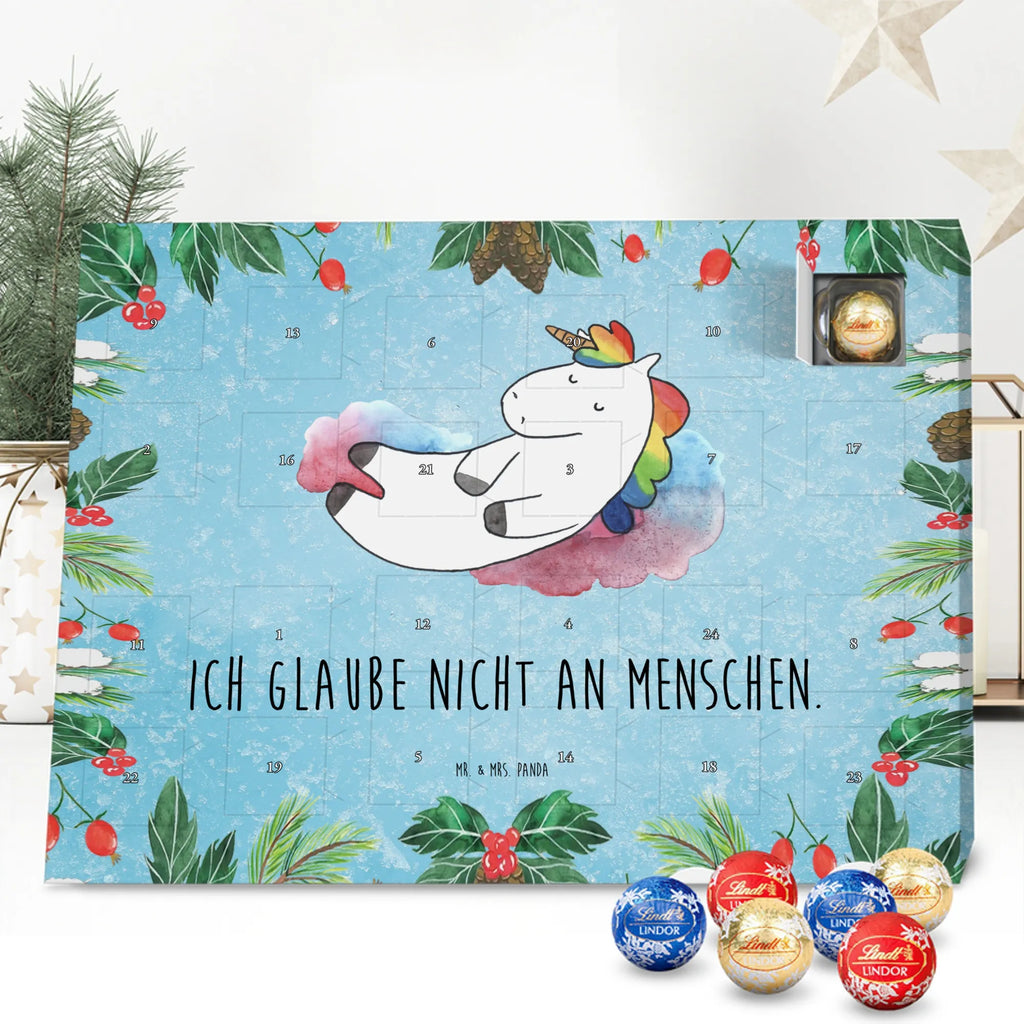 Chocolate advent calendar unicorn cloud 7 witty, faith, people, gift, reality, in love
