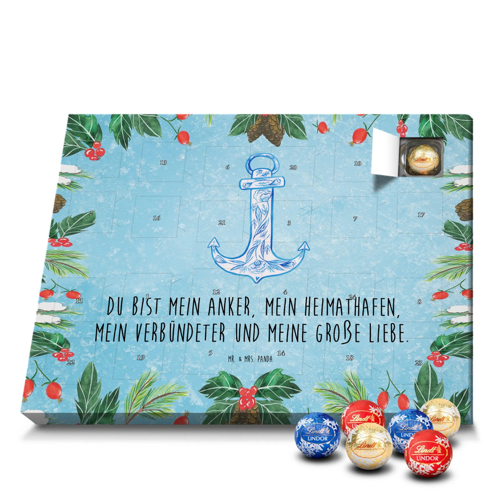 Chocolate advent calendar anchor Blue gift ideas, gifts, small animals, good mood, cute, funny sayings, cute animal motives, hand drawn, special gifts, card, animal lover