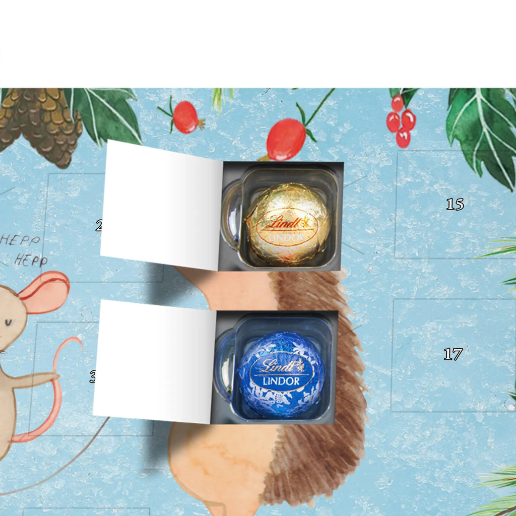 Chocolate advent calendar Hedgehog skipping gift ideas, gifts, small animals, good mood, cute, funny sayings, cute animal motives, hand drawn, special gifts, card, animal lover, children, rope skipping, mouse
