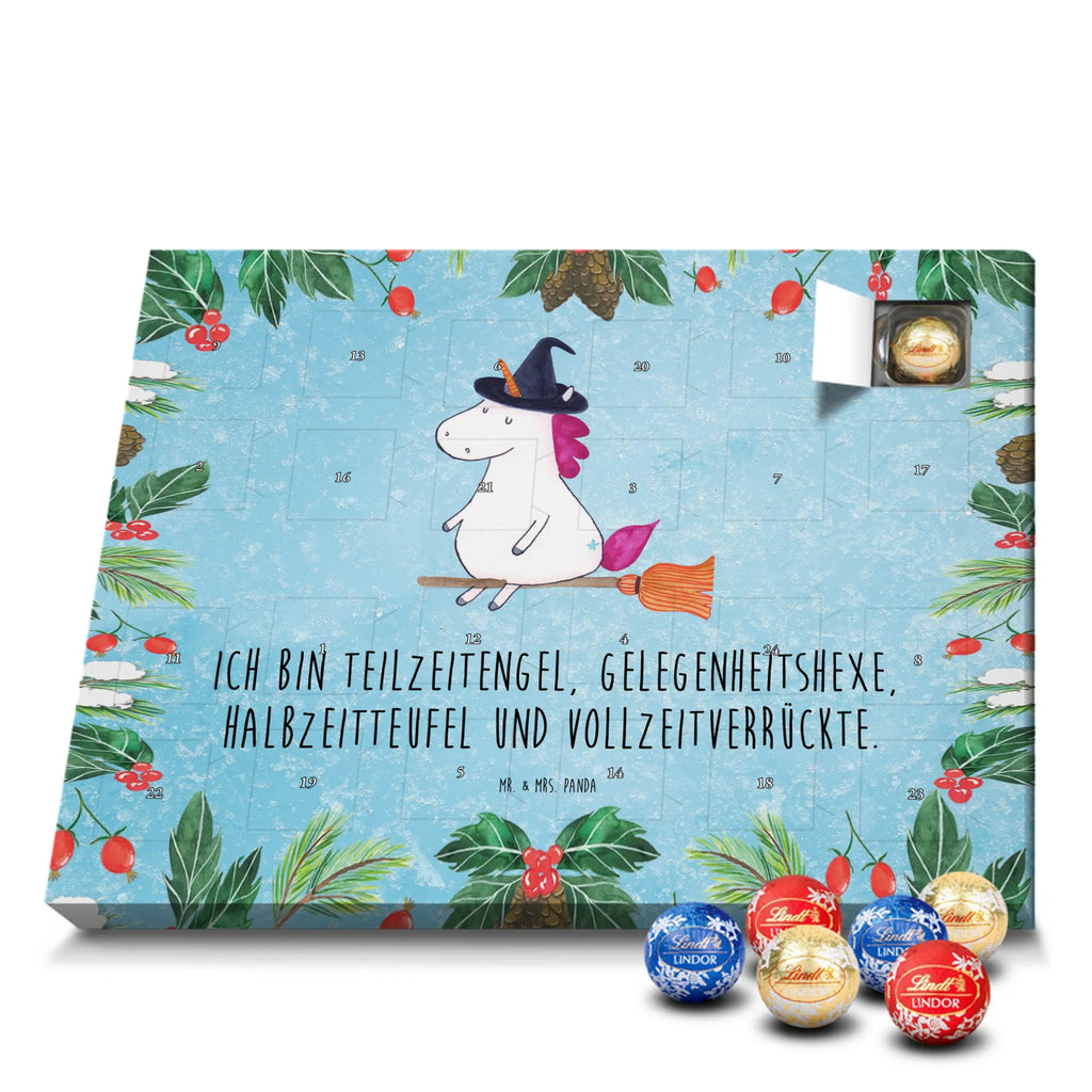 Chocolate advent calendar unicorn Witch bad girl, mad, witch, wife gift, girlfriend present, devil, bitch