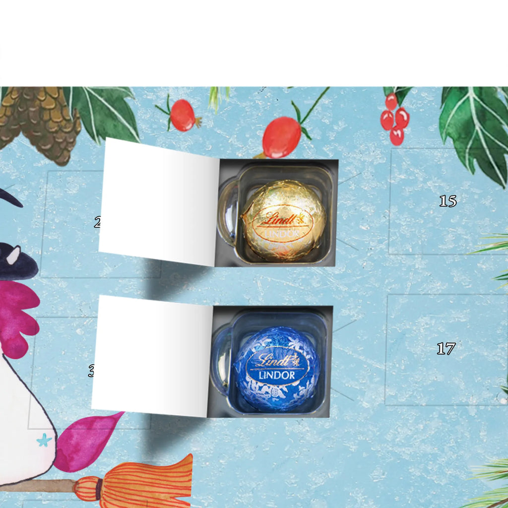 Chocolate advent calendar unicorn Witch bad girl, mad, witch, wife gift, girlfriend present, devil, bitch