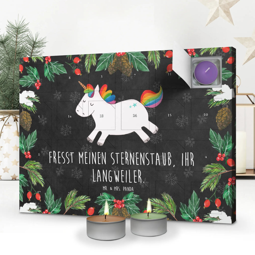 Scented candle advent calendar unicorn happy joy, fun, joy of life, cheerful