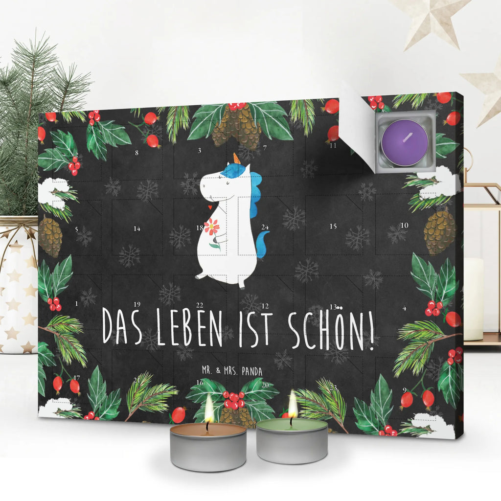 Scented candle advent calendar unicorn Stroll Joy, Mother, Walk, Flowers, Good Luck, Girlfriend present, bff gift