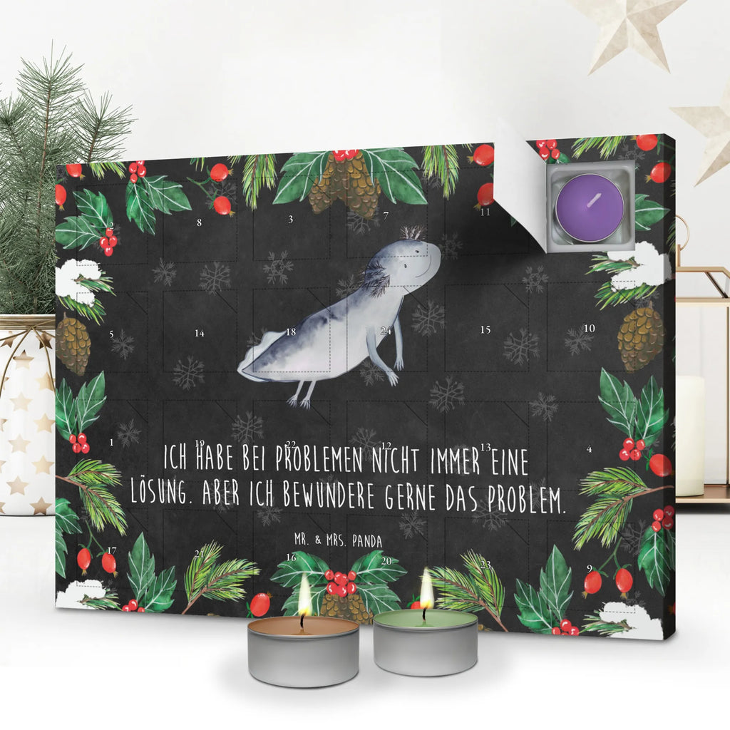 Scented candle advent calendar axolotl To swim Axelotl, marine animals, Mexican walking fish, salamander, problems, solutions, amphibians, tail