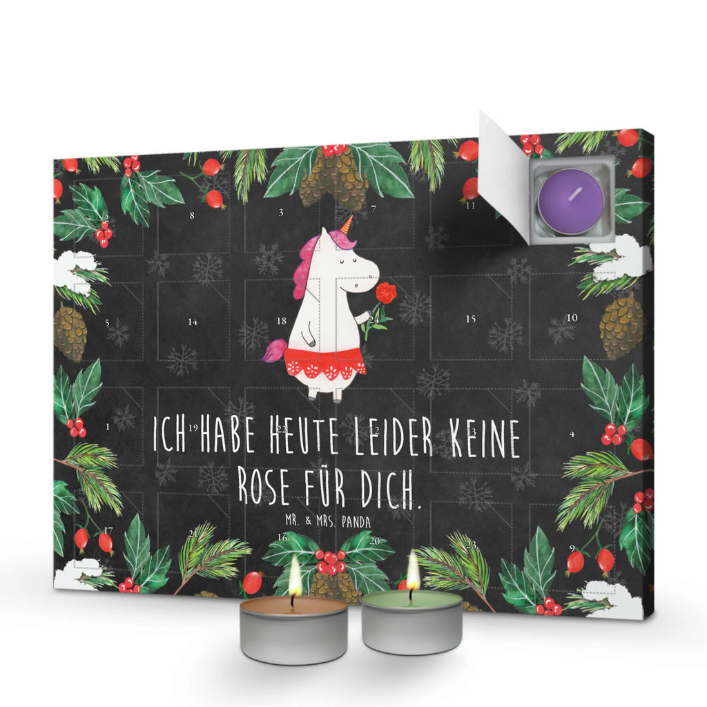 Scented candle advent calendar unicorn lady girlfriend, divorce, woman, fine lady