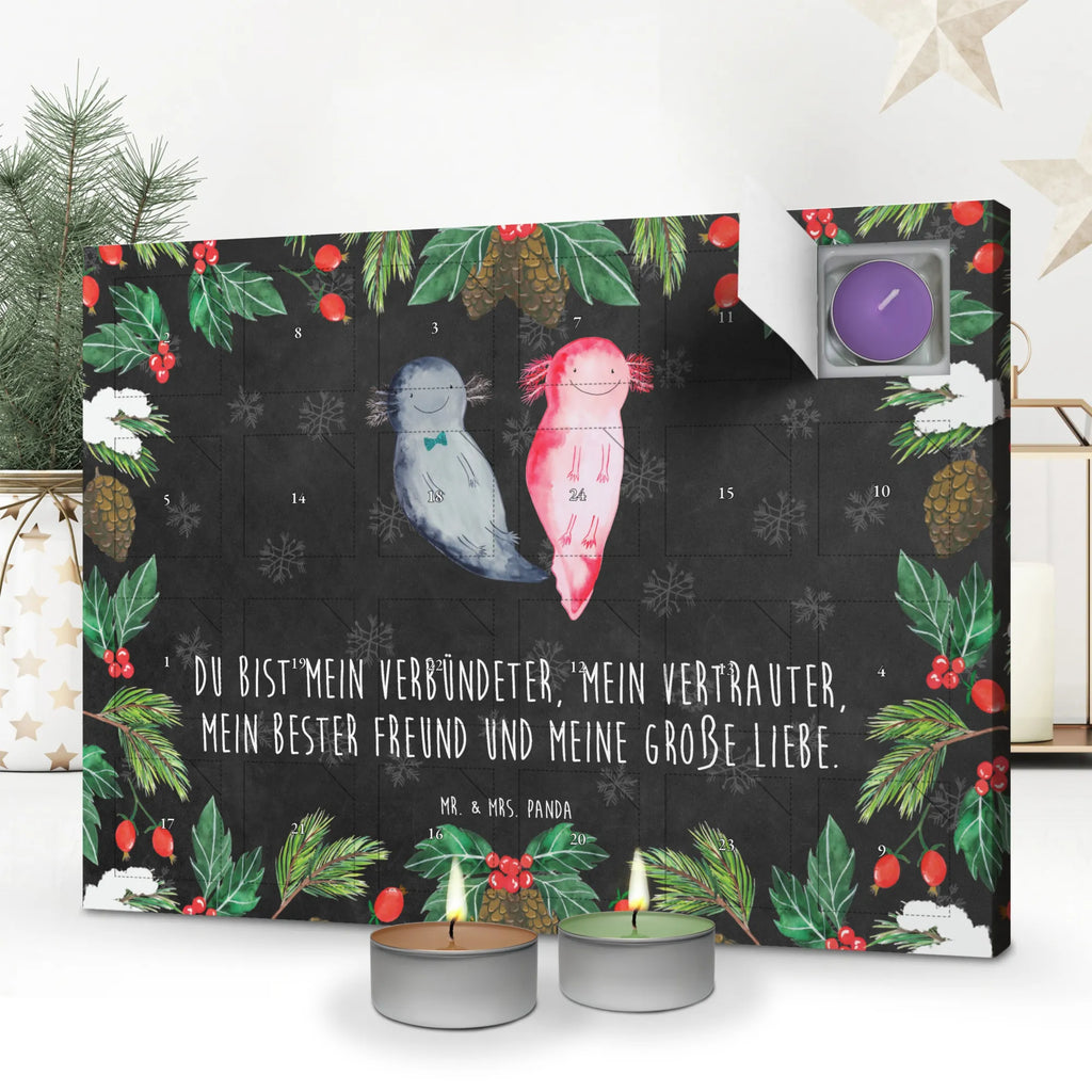 Scented candle advent calendar axolotl Girlfriend Axelotl, marine animals, Mexican walking fish, salamander, valentine's day, anniversary, friend, tail, fiancé, amphibian, proof of love, great love, husband