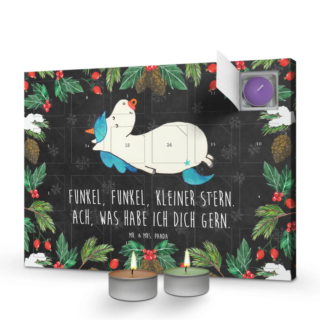 Scented candle advent calendar unicorn dummy toddler, mother, infant, gift birth, pacifier, birth gift, birth present