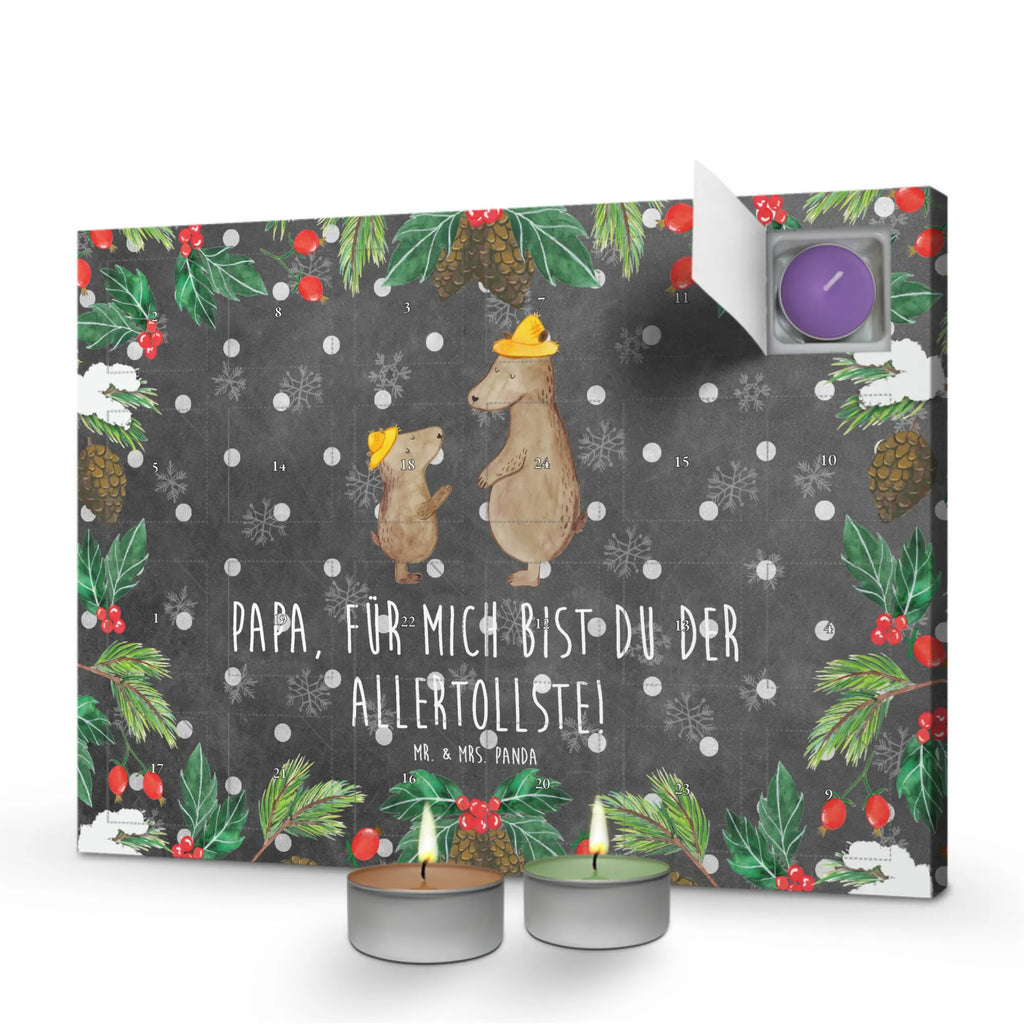 Scented candle advent calendar Bears with hats Father's Day, Mother's Day, father, role model, father's day, sons, child, children, father-son, favourite person, son