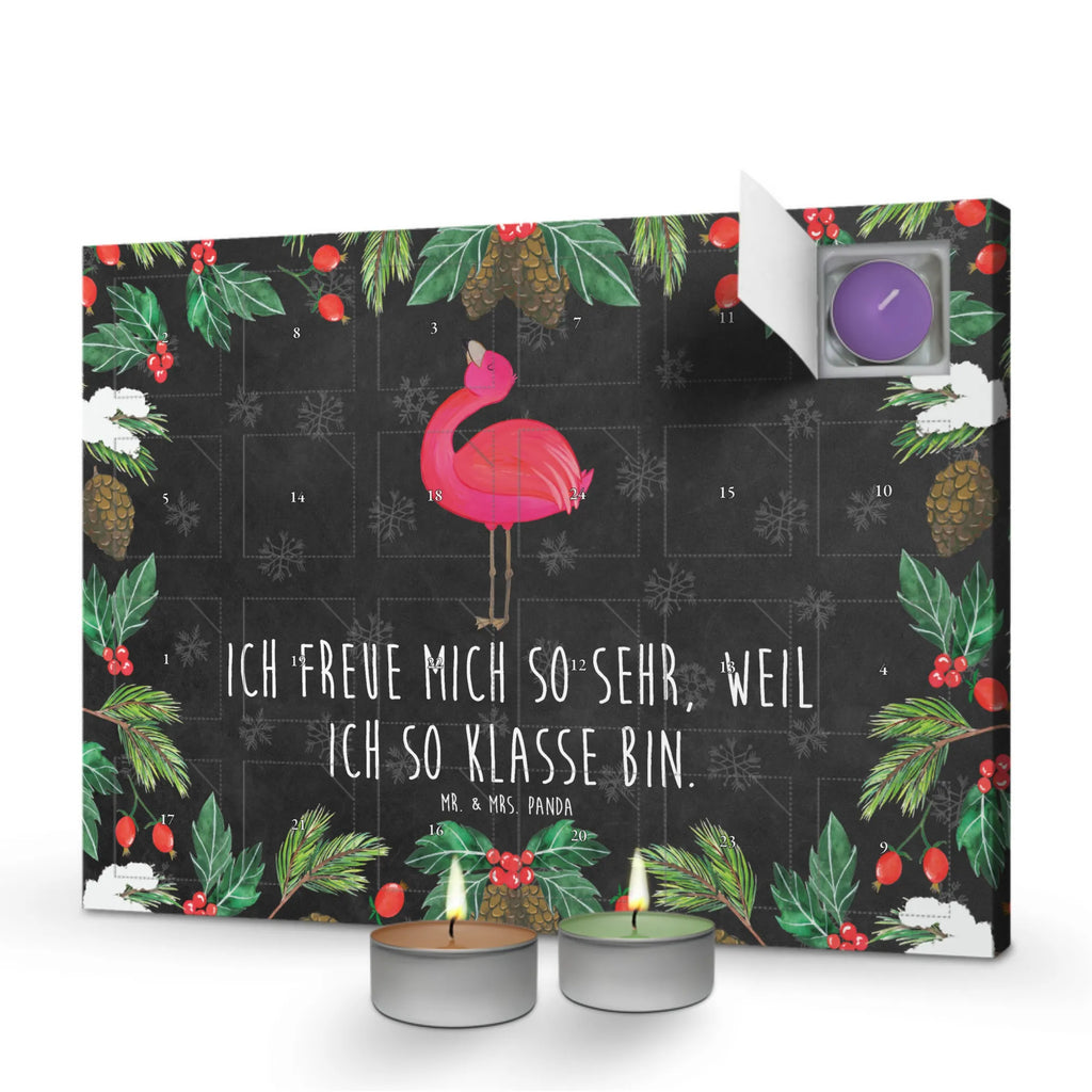 Scented candle advent calendar flamingo Proud children, gifts, gift pink, girls gifts, flamingo decoration, Caribbean feeling, unusual gifts in pink, flamingo fans, small gifts, gift idea, red, pink bird, bird of paradise, pink gifts, vacation, funny sayings, adults, best friend, self-acceptance, self-love, daughter, joy, proud, friend