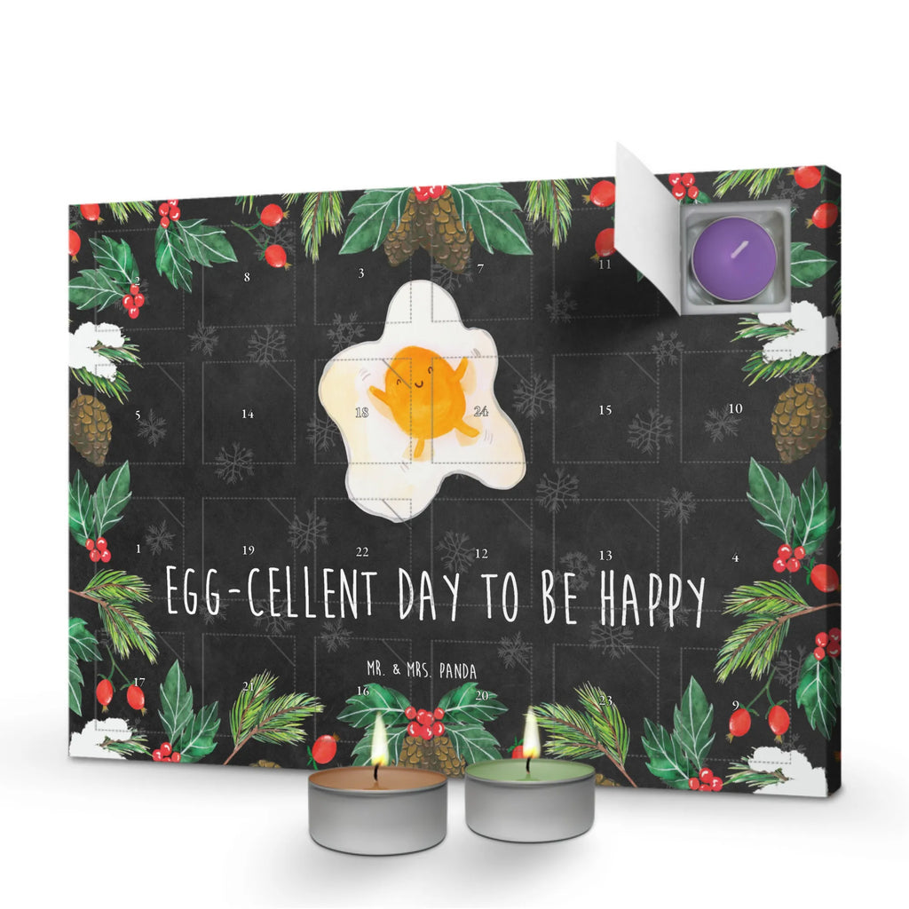 Scented candle advent calendar Fried egg egg card, gift ideas, gifts, animal lover, special gifts, cute animal motives, hand drawn, small animals, good mood, cute, funny sayings, Egg, nice, fried egg, day